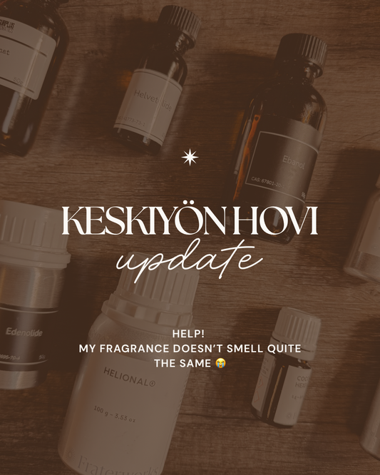 Help! My Fragrance Doesn’t Smell Quite the Same
